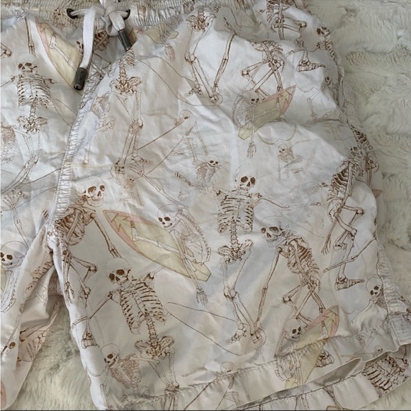 All Saints Skeleton Surf Mortem Board Shorts Med. - Picture 6 of 7